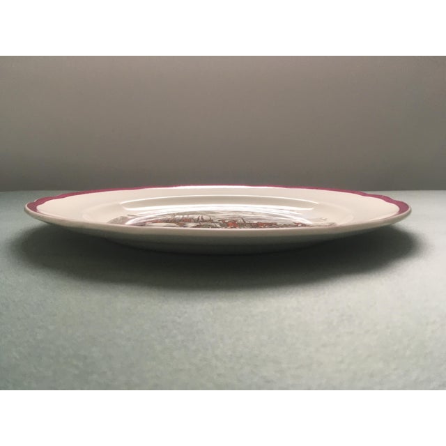 Spode Vintage Spode English Fox Hunting Plate For Sale - Image 4 of 11