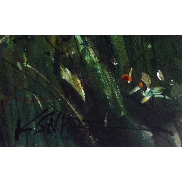 Contemporary Ken Snyder "Red Chevy" Painting For Sale - Image 3 of 4