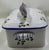 Antique Victorian French Porcelain Covered Sardine Dish With Delicate Hand-Painted Cornflower Pattern For Sale - Image 4 of 12
