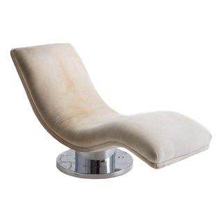 Milo Baughman for Thayer Coggin Serpentine Chaise For Sale