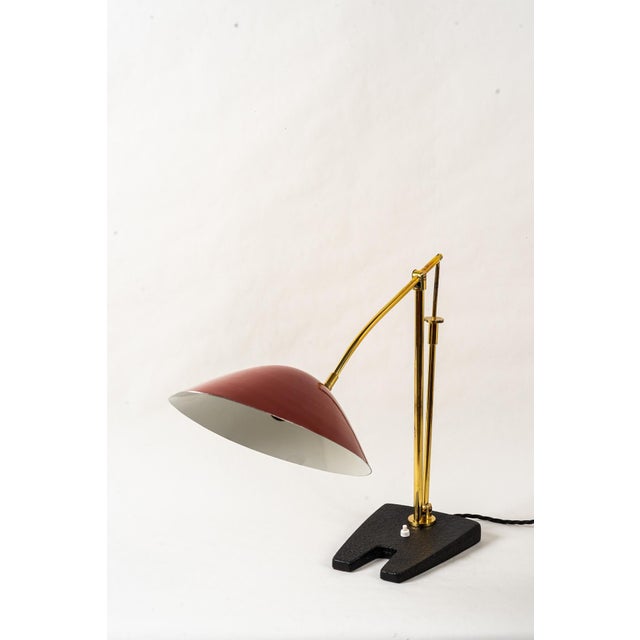 Adjustable Table Lamp by Rupert Nikoll, Vienna, 1950s For Sale - Image 16 of 18