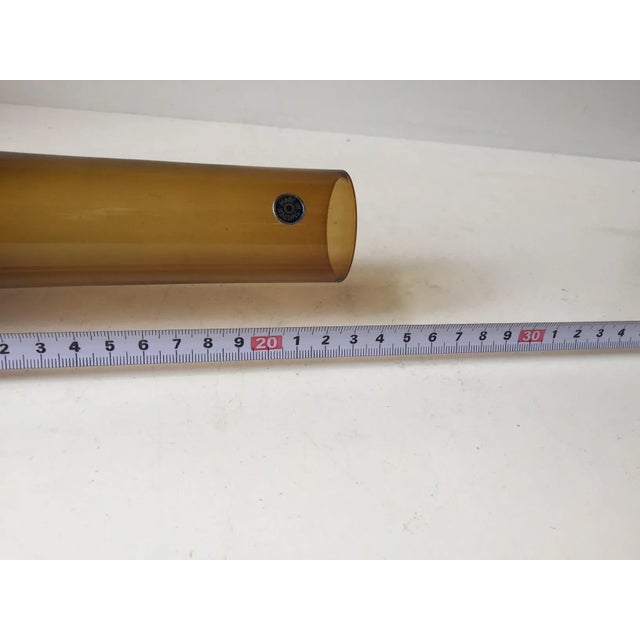 Mid-Century Modern Mid-Century Yellow Smoked Glass Vase by Bo Bergstrom for Aseda Glasbruk, 1960s For Sale - Image 3 of 5