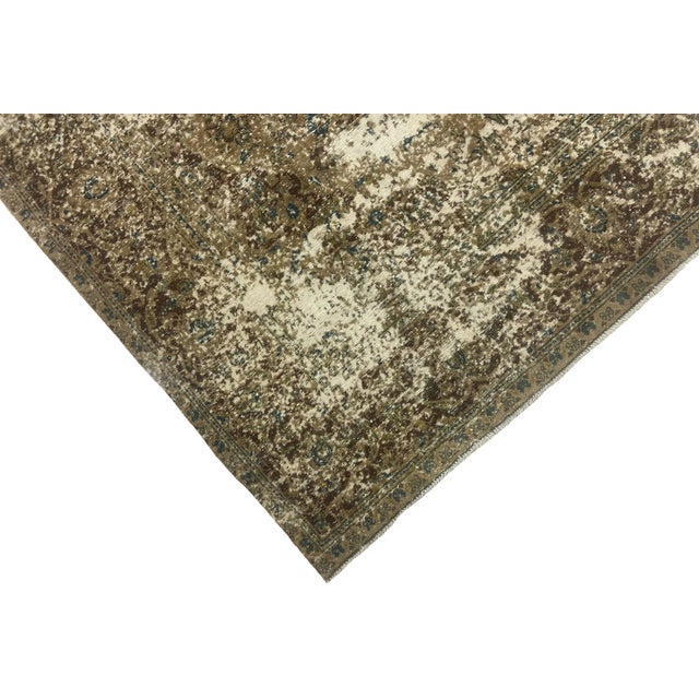 Vintage Middle Eastern Hand-Knotted Rug For Sale - Image 4 of 6