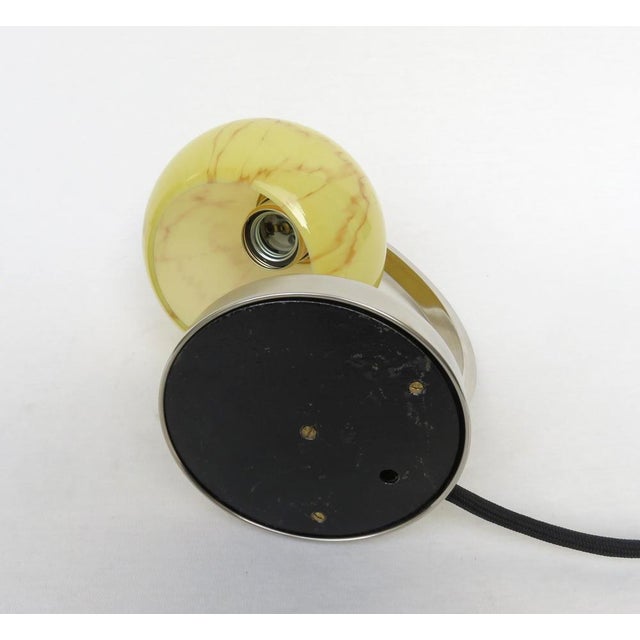 Bauhaus Nickel-Plated Bedside Table Lamp, 1930s For Sale - Image 15 of 16