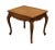 DREXEL HERITAGE Country French Provincial Banded Bookmatched 23x28" Accent End Table 23.5" High 23" Wide 28" Deep We...