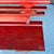 Red Red Lacquer Chinoiserie Bench W/ Storage Drawers For Sale - Image 8 of 8