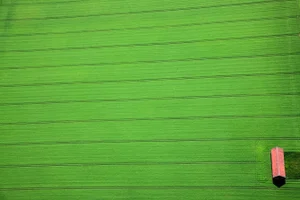 Klaus Leidorf, Red Corner - Landscape Color Photography, 2014