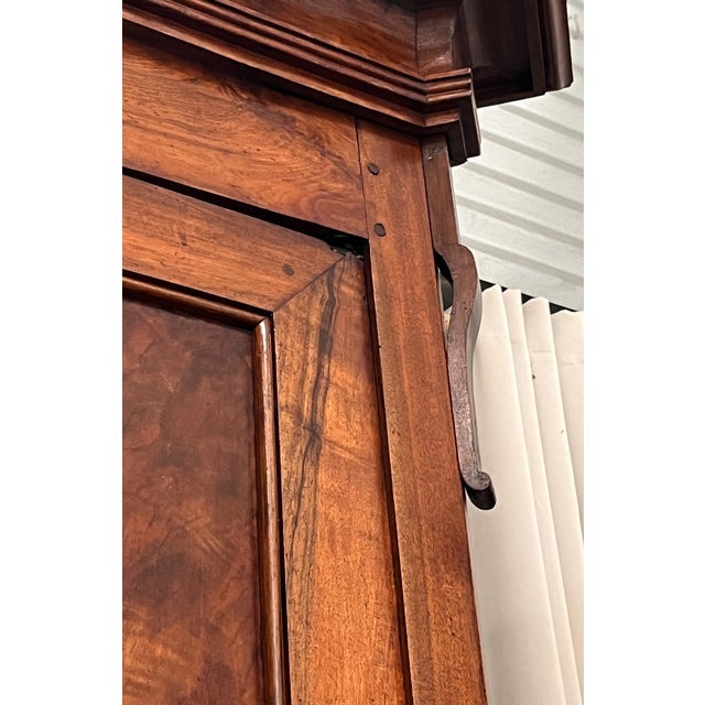 Early 19th Century French Walnut Chateau Armoire For Sale - Image 11 of 12