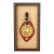 Framed Antique English Horse Brass For Sale