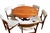 Brown Round Danish Dining Table in Teak with Column Base, 1960s For Sale - Image 8 of 16