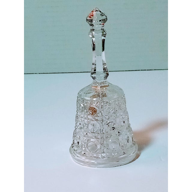 Beautiful crystal bell handmade in Germany in the early 80's. It was made by Anna Hutte Bleikristall. The bell has a...