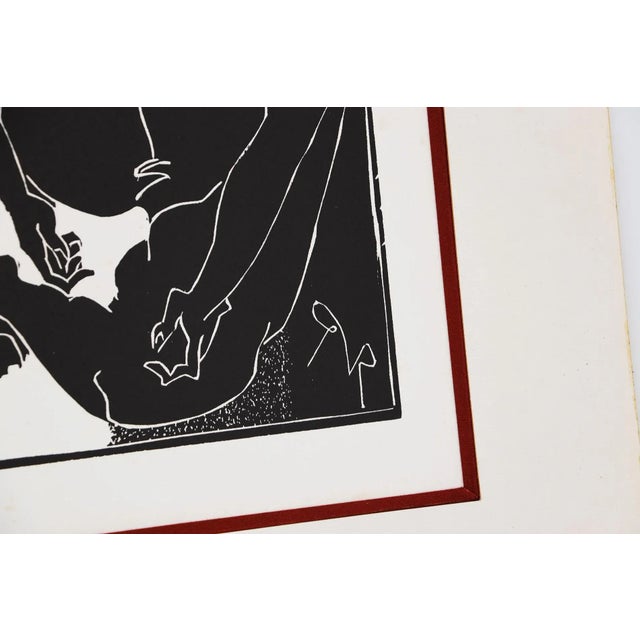 1950s Femmes Du Soleil (Women of the Sun) Engraved by Raymond Veysset (1913-1967), Louvre Chalcography, French For Sale - Image 5 of 12