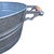 Farmhouse 2001 Rustic Farmhouse Pottery Barn Galvanized Metal Party Bucket / Beverage Tub For Sale - Image 3 of 11