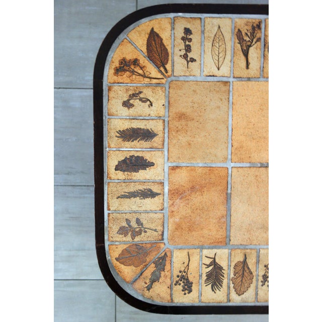 Wood Herbier Coffee Table by Roger Capron for Vallauris, 1970s For Sale - Image 7 of 15