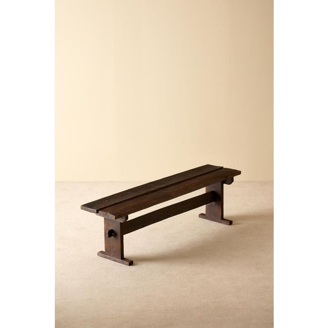 Pine Benches, Sweden, 1960s, Set of 2 For Sale - Image 3 of 7