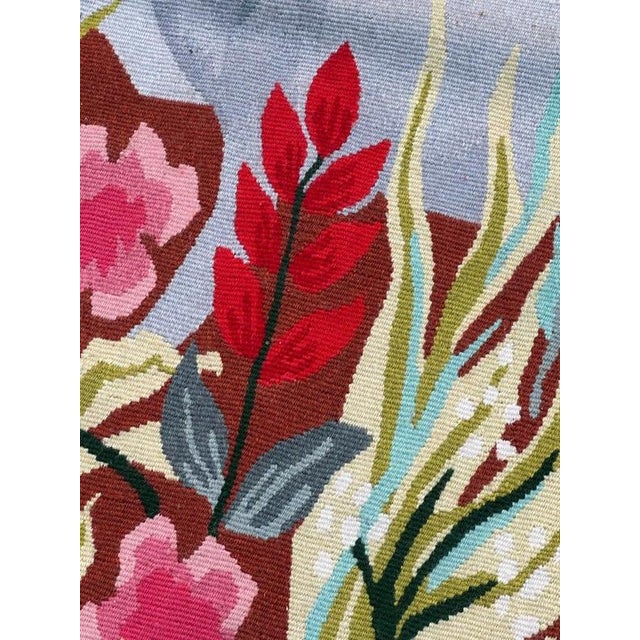 Modern French Aubusson Tapestry by Michèle Ray Vif Dargent, 1950s For Sale - Image 14 of 18