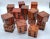 Modern Nine Vintage Oversized Wood Carved & Ebonized Casino Dice, Sold in Pairs - a Pair For Sale - Image 3 of 6