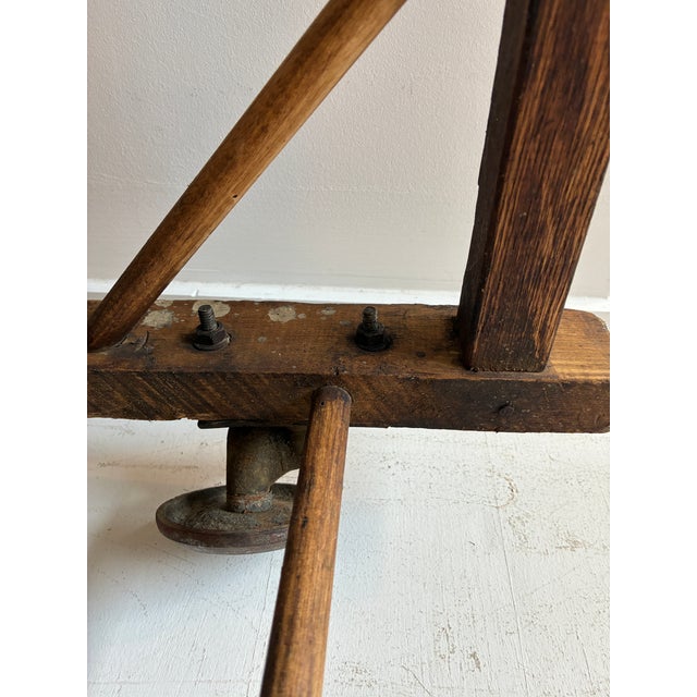 Vintage, Rustic Wooden Shoe Rack For Sale - Image 15 of 15