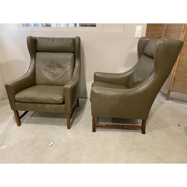 Set of Scandinavian Armchairs by Fredrik Kaiser for Vatne Møbler For Sale - Image 6 of 9