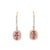 Natural diamond 1.74cts & pink tourmaline 7.17cts earring in 18k gold For Sale - Image 18 of 18