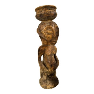 Early 20th Century Tabwa Standing Male Figure For Sale