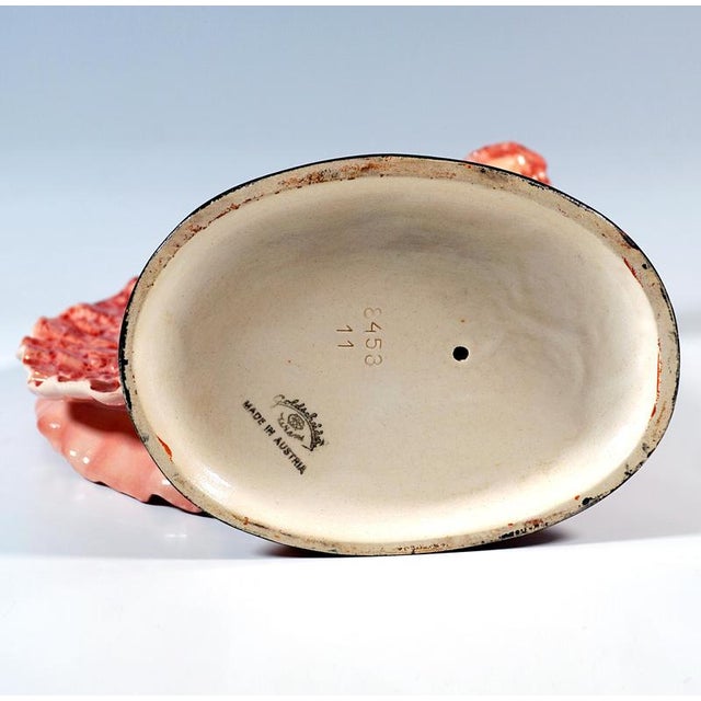 1930s Art Deco Colette Ruffle Dance Figurine by Stephan Dakon for Goldscheider, 1939 For Sale - Image 5 of 6