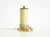 Very rare brass table lamp with a beige opal glass shade, dating from the 1950s. Stunning Mid-Century design in original...