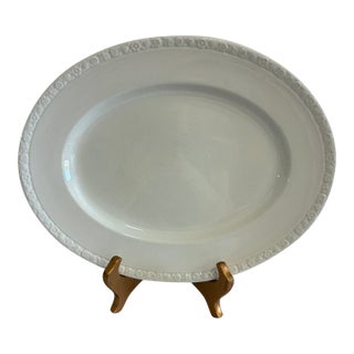 Vintage Wedgwood & Co. Embossed Ironstone Platter, England For Sale