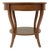 Kensington Regency-Style Round Bedside Table in Solid Mahogany For Sale