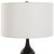 2020s Caviar Black Table Lamp For Sale - Image 5 of 7