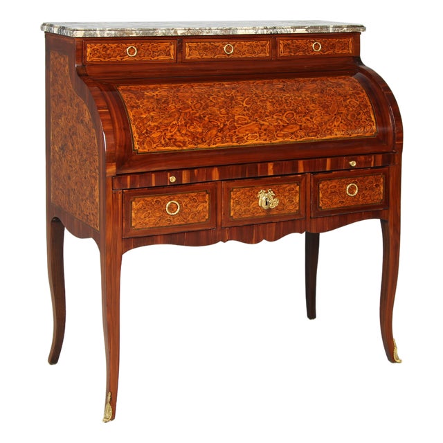 Antique Oysterveneer Secretaire, 1770s For Sale