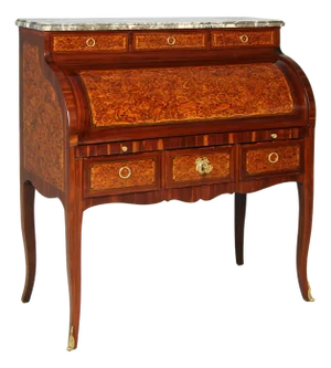 Antique Oysterveneer Secretaire, 1770s