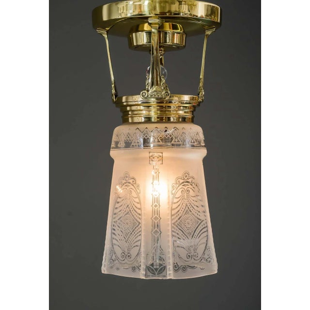 Art Deco Ceiling Lamp, Vienna, 1920s For Sale - Image 17 of 18