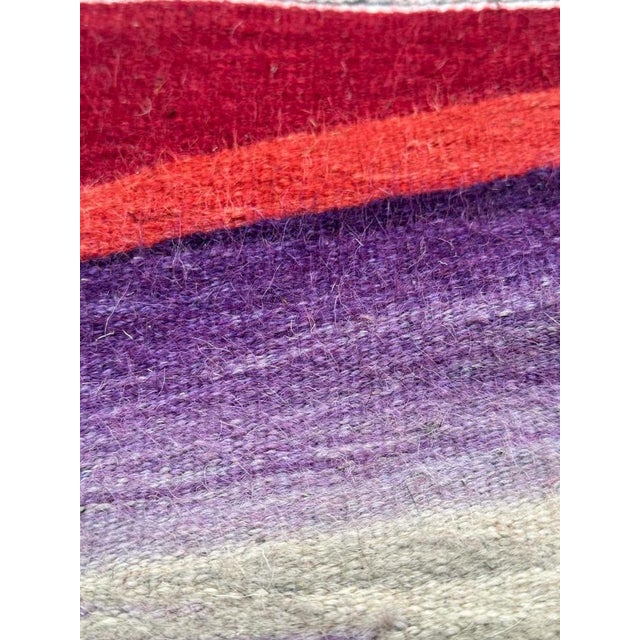 Mid-Century Modern Hand Woven Tapestry, 1960s For Sale - Image 11 of 17