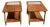 Lane "Monte Carlo" Walnut & Tile Inlay End/Side Tables 1960s Pair Mid-Century Modern For Sale