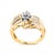 Step into a world of timeless beauty with our 10K yellow gold fashion ring. Crafted with meticulous attention to detail,...