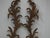 Gold Pair of Italian 1820s Carved Giltwood Wall Fragments Depicting Scrolling Foliage For Sale - Image 8 of 9