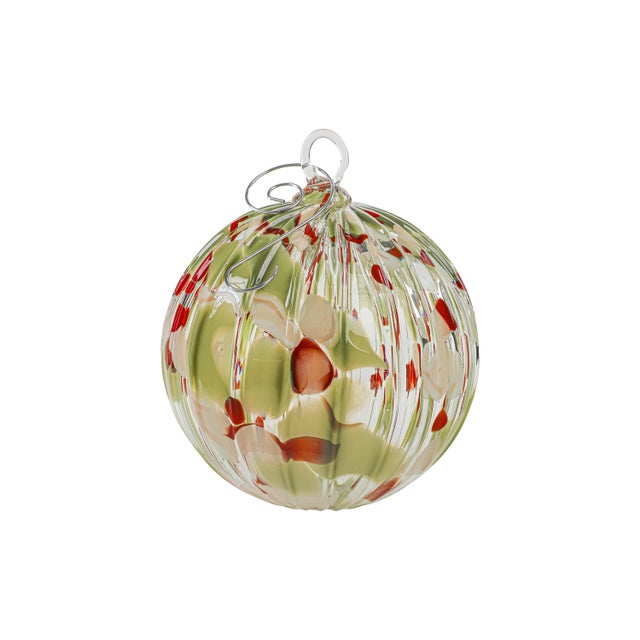 Handmade Glass Ornaments Assorted Happiest Holiday, Set of 6 Chairish