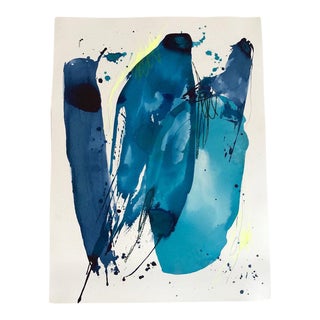 "Motion Two" Watercolor Painting By Kate Roebuck For Sale