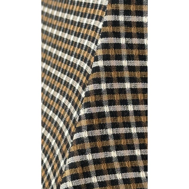 Late 20th Century Late 20th Century Skinny Black Plaid Lamps: A Pair For Sale - Image 5 of 10