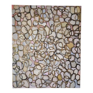 Untitled #423 (2022) Is an Abstract Oil Painting on Linen Canvas by Lynn Christian For Sale