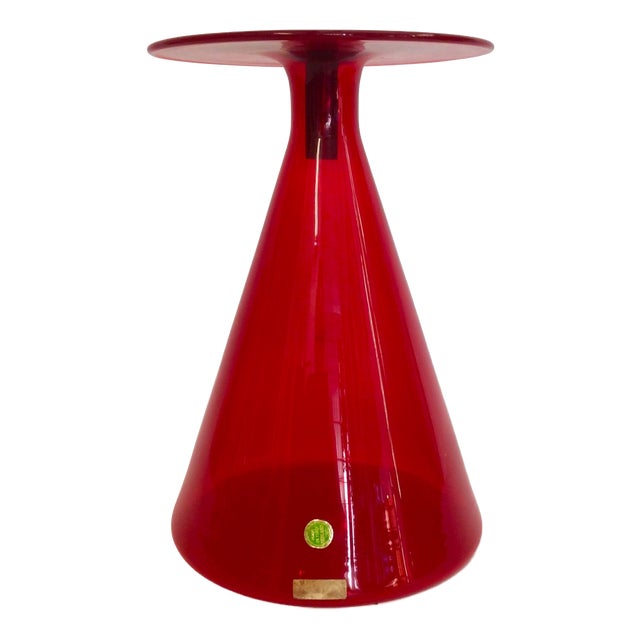 Murano Glass Vase by Gino Vistosi, Italy, 1960s For Sale