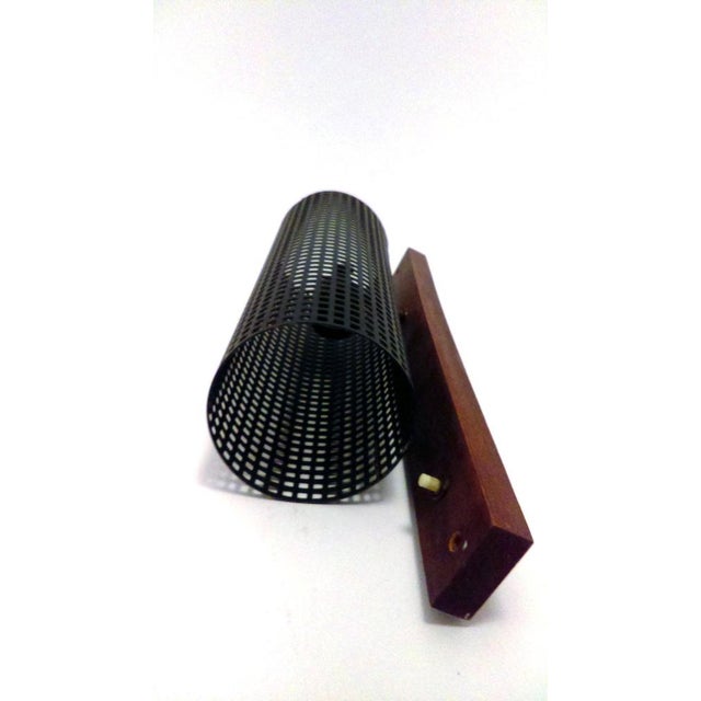 Mid-Century Modern Vintage Wall Lamp by Franz Hagenauer for Hagenauer Werkstätte, Vienna, 1960s For Sale - Image 3 of 15