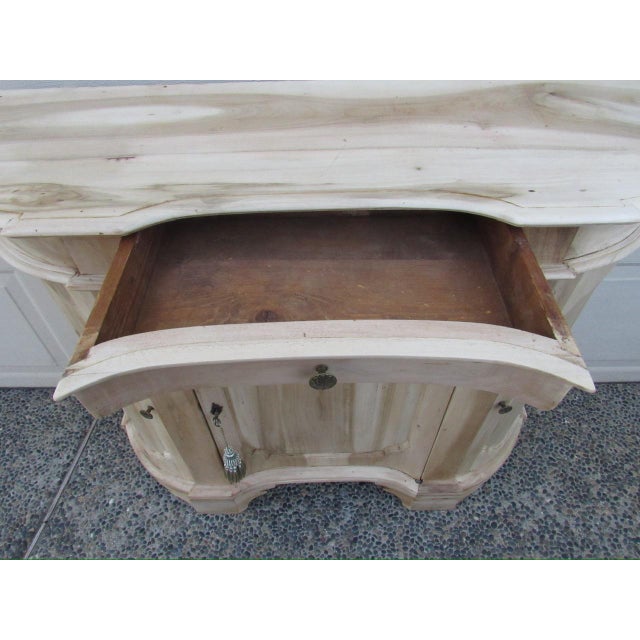 Antique Bleached Out and Weathered Italian Credenza For Sale - Image 14 of 18