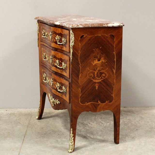 Napoleon III Chest of Drawers, 19th Century For Sale - Image 4 of 14