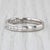 Modern 0.45ctw Diamond Wedding Band 950 Platinum Size 7 Stackable Anniversary Ring Igi For Sale - Image 3 of 6
