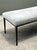 This vintage upholstered bench by Bernhardt is a striking example of Mid-Century Modern minimalism, blending high-end...