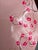 Blush Vintage Whimsical Hand-Painted Cherry Blossom Placemats, Mixed Blush & Bronze, Set of 7 For Sale - Image 8 of 12