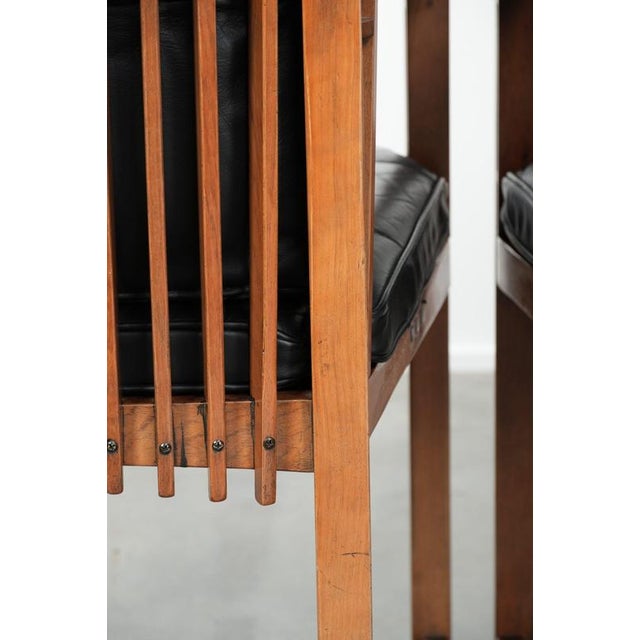 Art Deco Decoforma Series Dining Armchairs in Black Leather from Schuitema, Set of 4 For Sale - Image 17 of 18