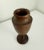 French-style, 1920-1930s Art Deco era turned wood treen vase featuring delicate footed base and detailing. Hand turned,...
